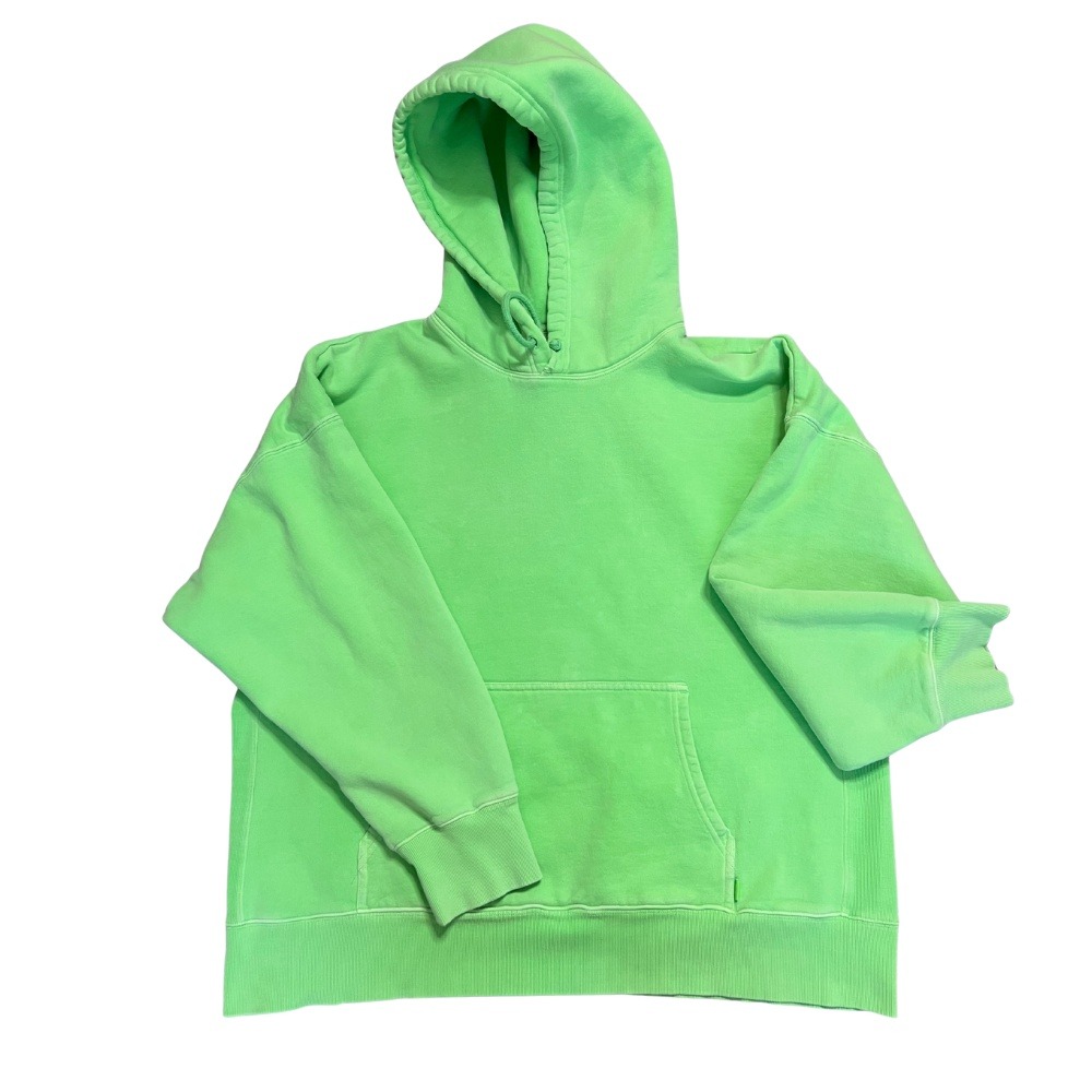 Aritzia Hoodie Tna The Superfleece Neon Green Pullover Hoodie Sweatshirt Casual
